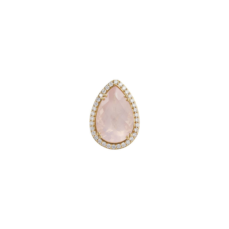 Antares 18k Gold Rose Quartz Ring