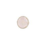 Round Rigel Rose Quartz Ring